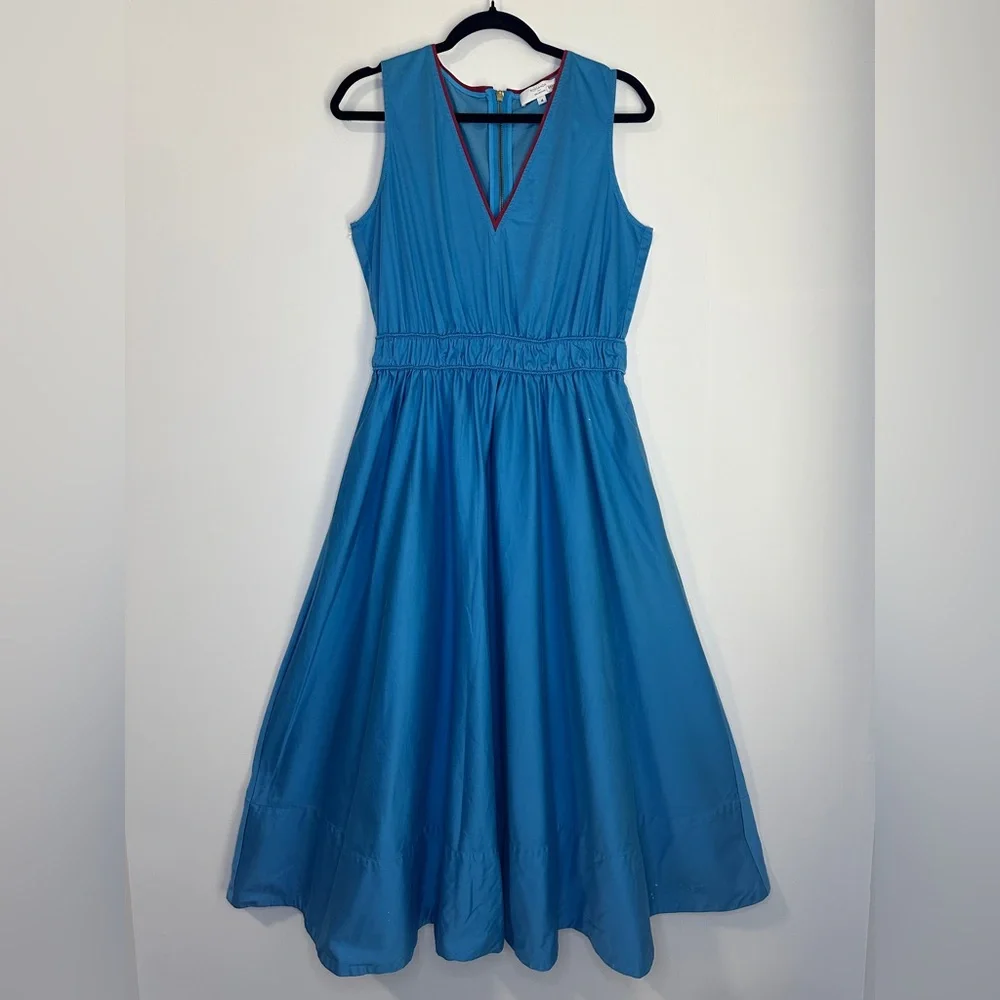 Roksanda Collective Blue Midi Dress Size 4 - read description - Picture 3 of 9